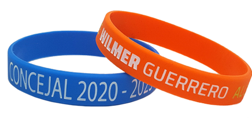 pulseras para campañas politicas